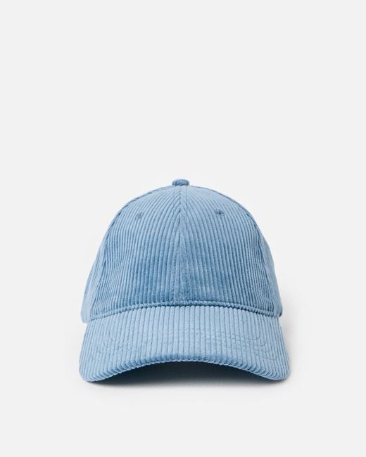 Oliver Bonas Blue Corduroy Cap Hat With Heart Motif