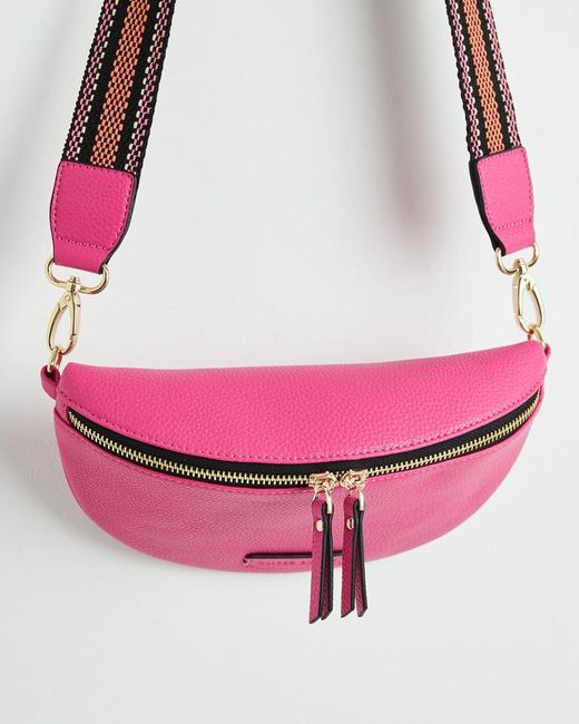 Oliver Bonas Hot Crossbody Belt Bag in Pink Lyst