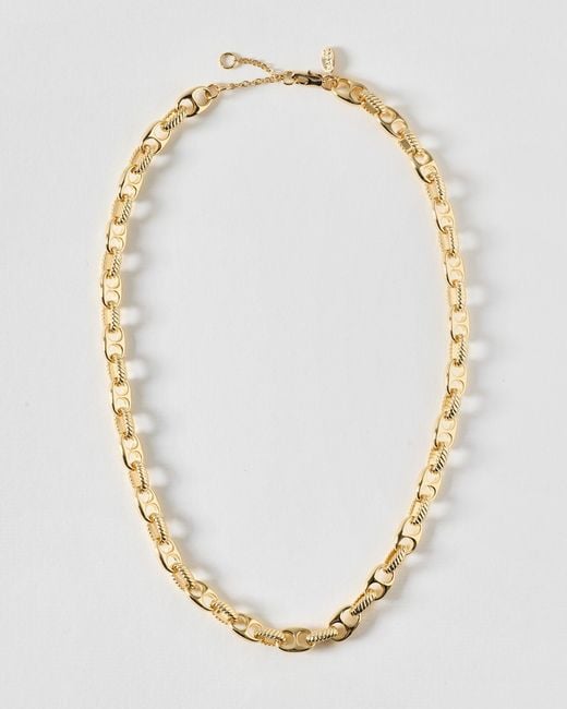 Oliver Bonas Metallic Cheryl Tone Chunky Chain Necklace