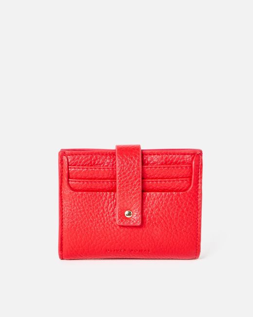 Oliver Bonas Red Ettie Fold Over Card Holder