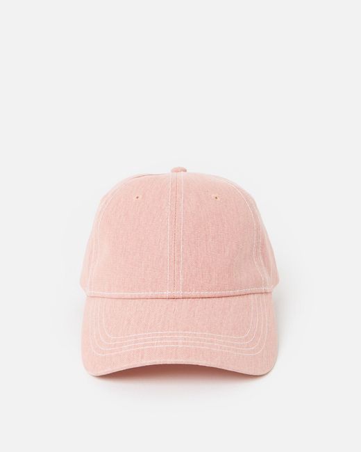 Oliver Bonas Pink Light Bow Cap Hat