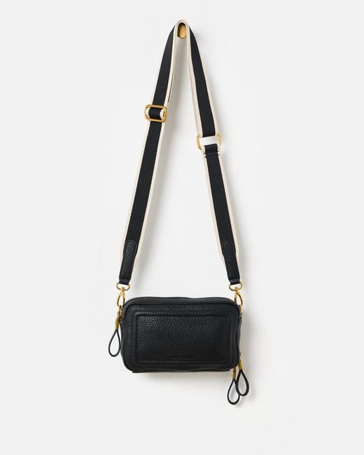 Oliver Bonas Black Simen Crossbody Bag