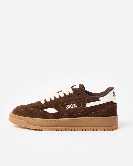 SAYE Brown M82 Core Nut Trainers, Size 3