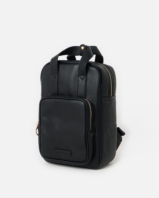 Oliver Bonas Black Mami Mini Backpack
