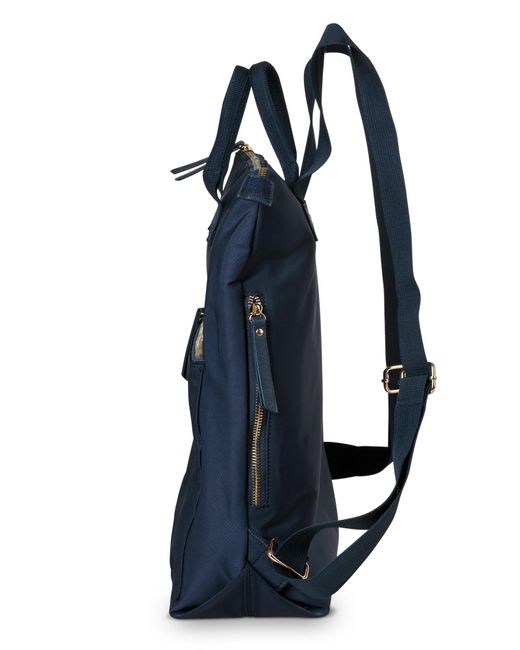 Oliver Bonas Baden Navy Blue Rectangular Backpack Large Lyst UK