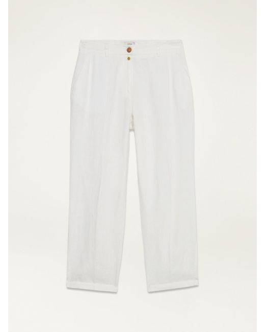 Pantaloni in lino di Oltre in White