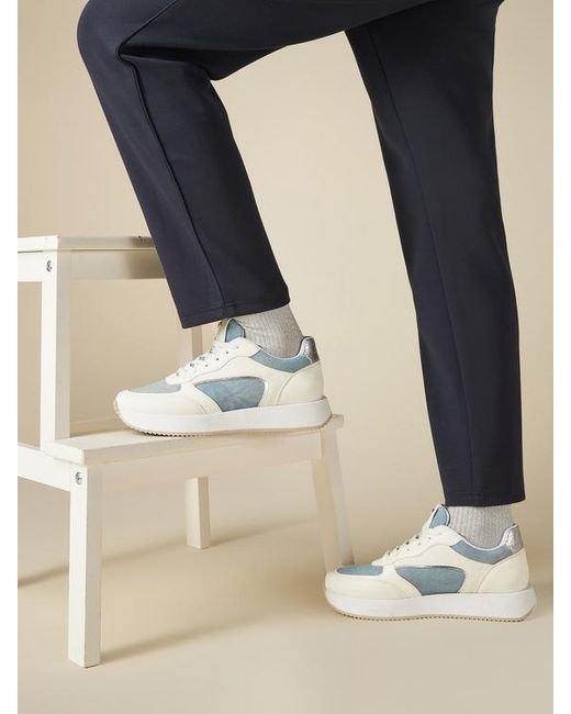 Sneakers Con Inserti di Oltre in Blue