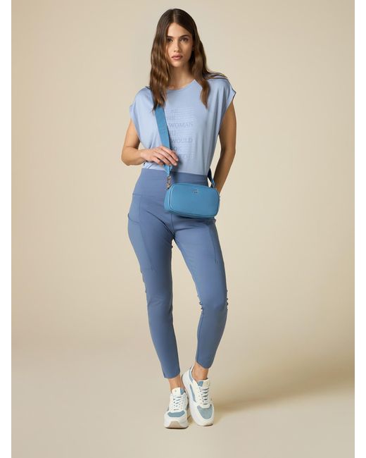 Leggings in tessuto tecnico di Oltre in Blue