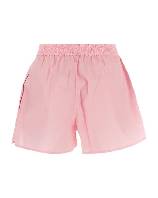 T By Alexander Wang Pink Cotton Shorts