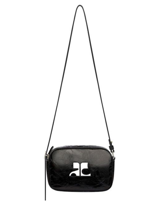 Courreges Black Reedition Camera Bag