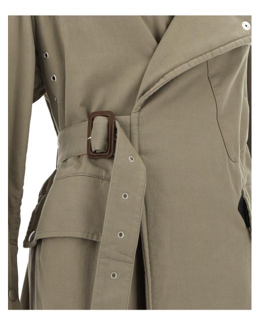 Wire-inset Cotton Trench Coat Matchesfashion Herren Kleidung Jacken & Mäntel Mäntel Trenchcoats 