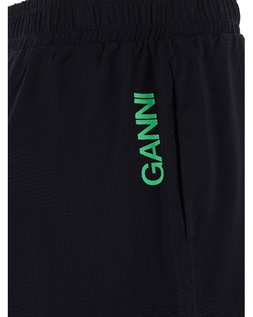 Ganni Black Shorts
