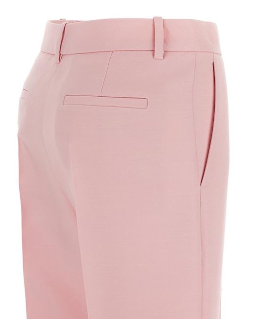 Valentino Pink Wool Trousers