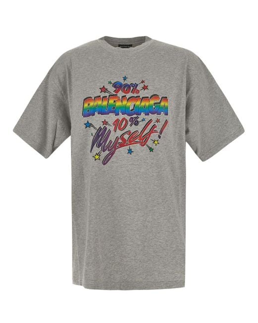 balenciaga grey tee