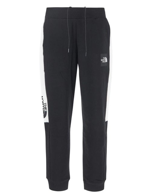 The North Face Black Cotton Sweatpants in Blue for Men Lyst