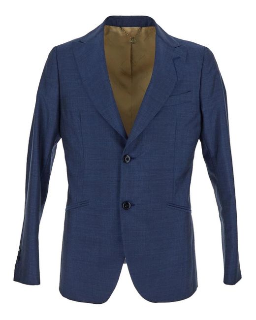 Maurizio Miri Blue Classic Suit for men