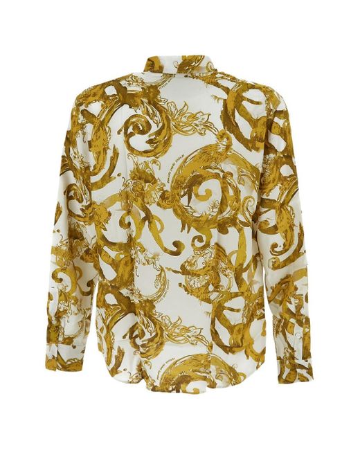 Versace Metallic Baroque Shirt for men