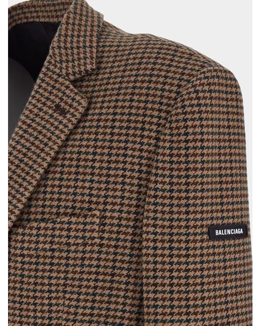 Balenciaga Brown Oversized Jacket for men
