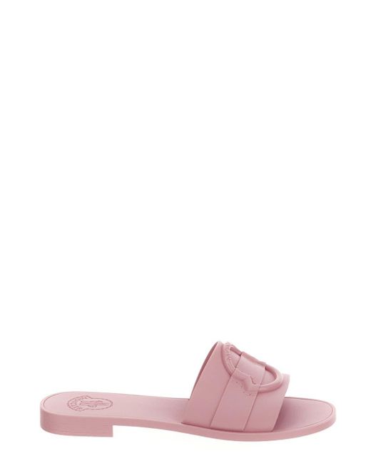 Moncler Pink Mon Slide Sandal