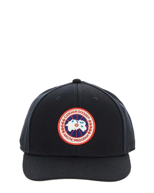 Canada Goose Blue Logo Baseball Cap