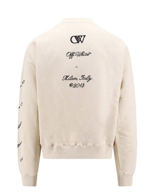 Off-White c/o Virgil Abloh Natural Sweatshirt for men