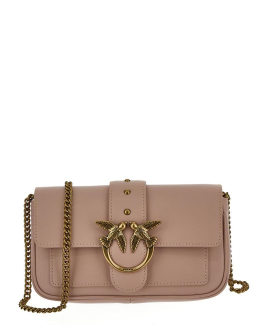 Pinko Brown Love Wallet Bag Simply