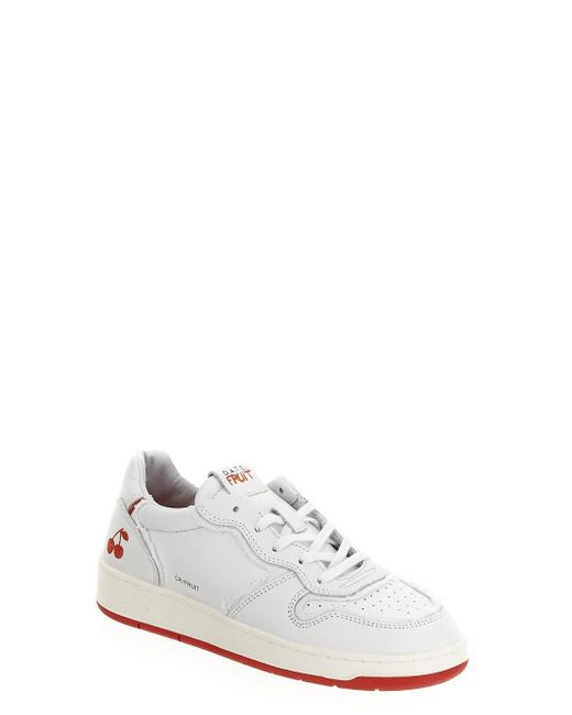 Date White Court Fruit Cherry Sneakers