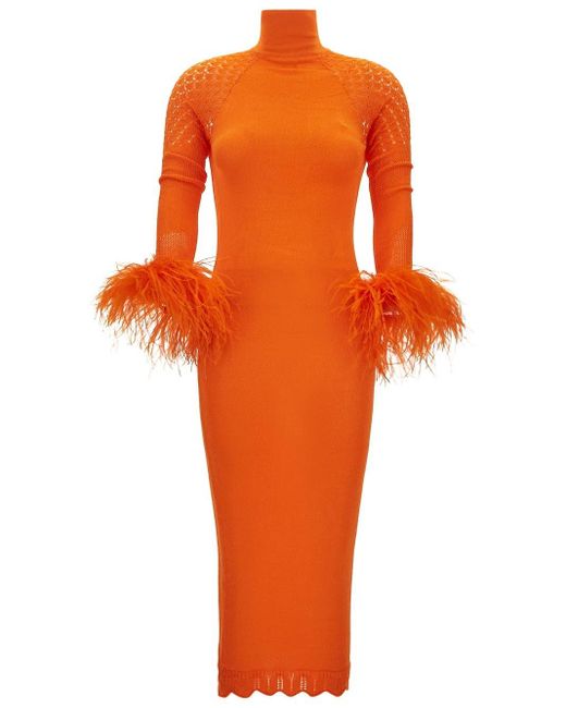 VERGUENZA Orange Mia Dress