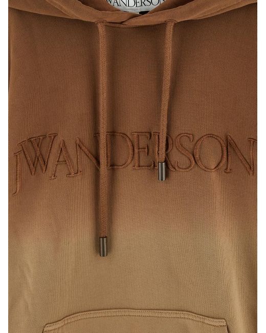 J.W. Anderson Brown Logo Hoodie