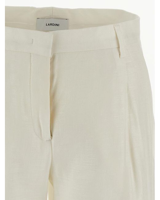 Lardini White Classic Trouser