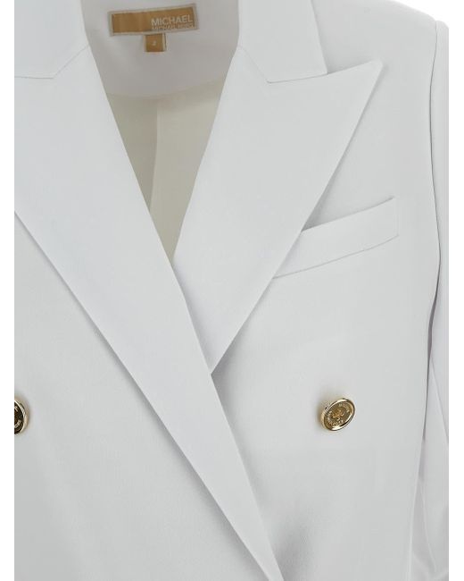 MICHAEL Michael Kors White Classic Jacket