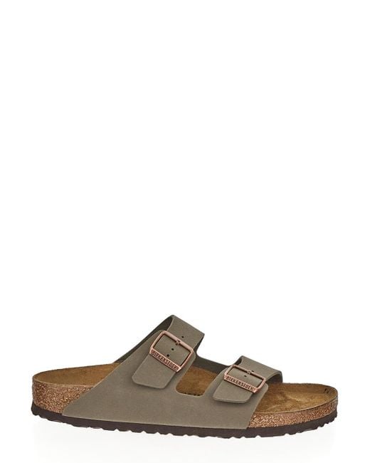 Birkenstock Brown Ariroza Birkibuk Slip-on Sandals