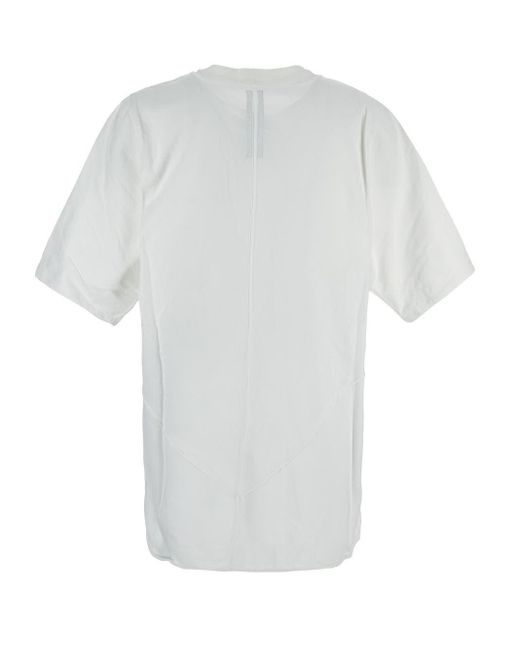 Rick Owens White Cotton T-shirt for men