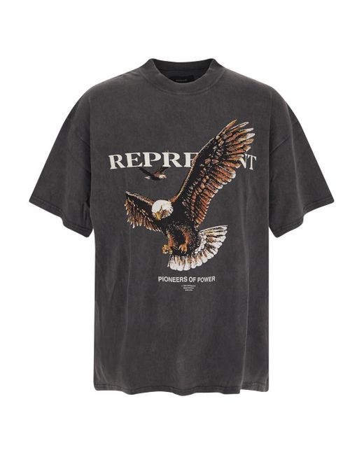 represent t shirt grey