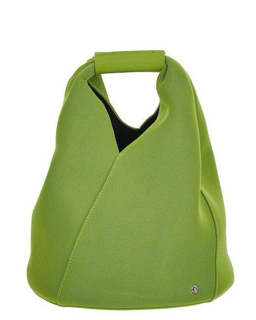 MM6 by Maison Martin Margiela Green Japanese Bucket Handbag
