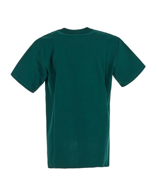 Carhartt Green Cotton T-shirt for men