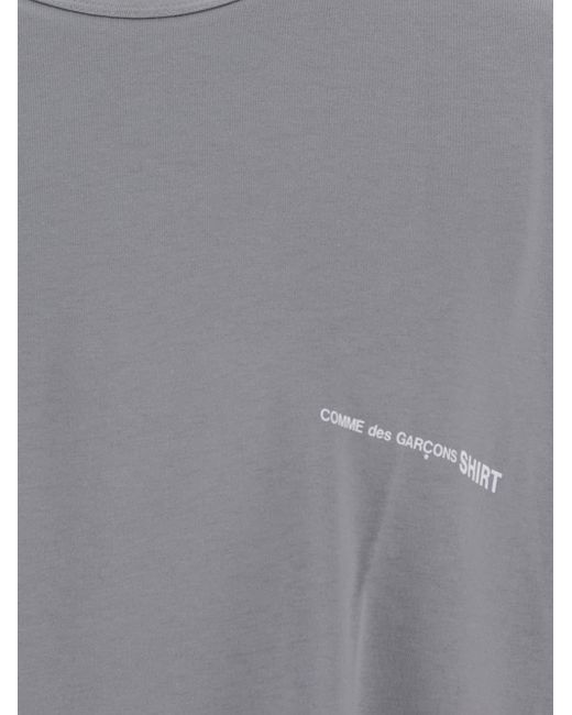 Comme des Garçons Gray Logo T-Shirt T-Shirt for men