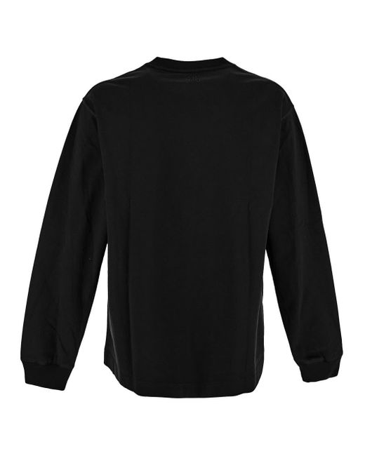 Closed Black Cotton T-shirt for men