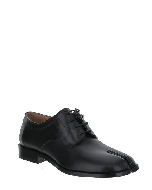 Maison Margiela Black Derby Tabi Shoe for men