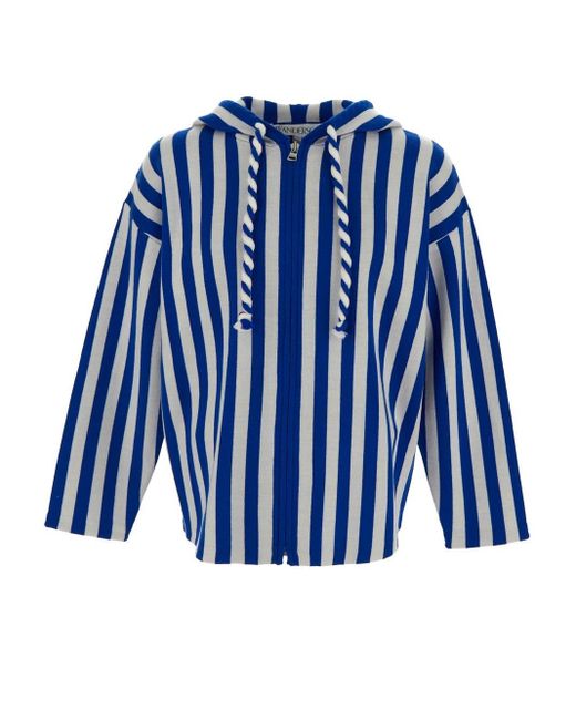 J.W. Anderson Blue Striped Sweater for men