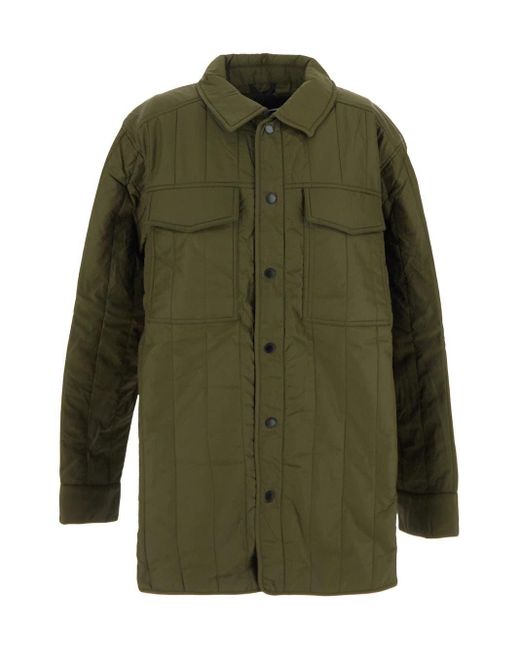 Canada Goose Green Carlyle Quilted Shirt Jacket for men