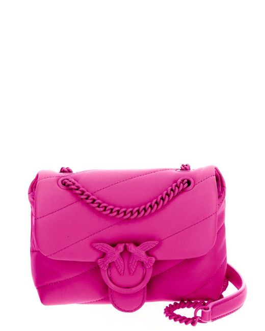 Pinko Purple Love Puff Bag