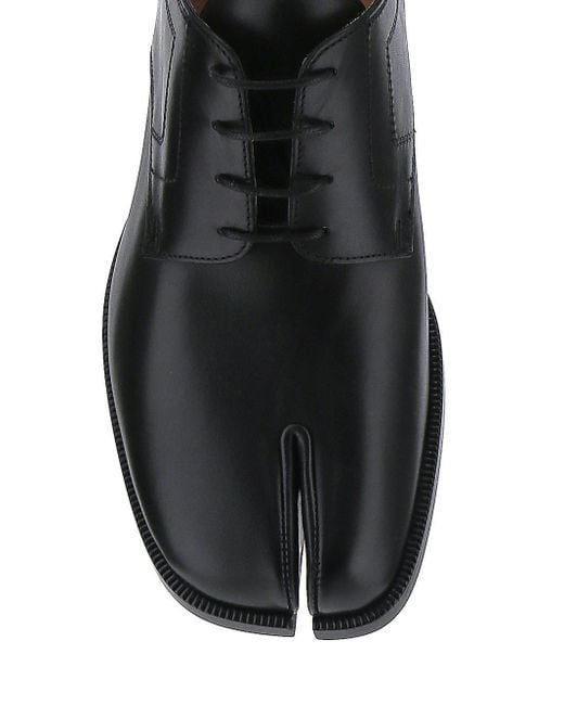 Maison Margiela Black Derby Tabi Shoe for men