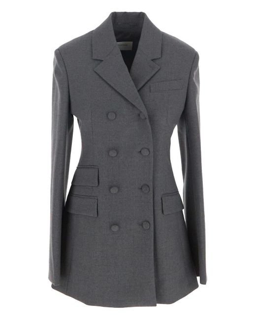 Sportmax Wool Gocce Jacket in Grey (Black) | Lyst
