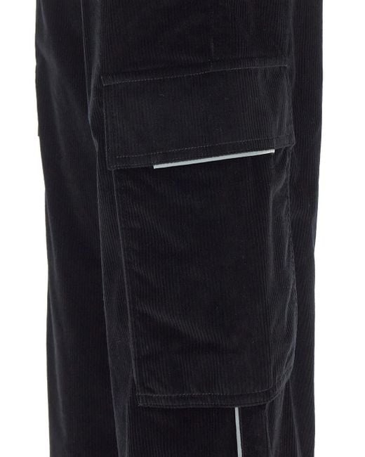 Moncler Black Ribbed Trouser