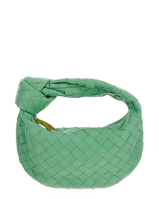 Bottega Veneta Green Mini Jodie Hobo Bag