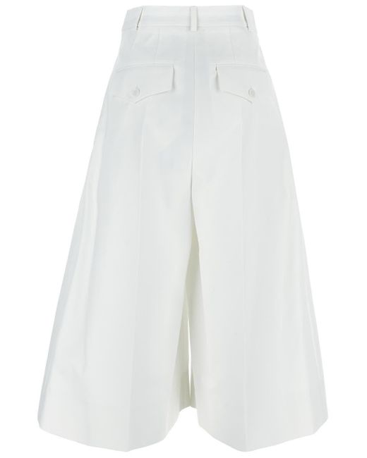 Sportmax White Trousers