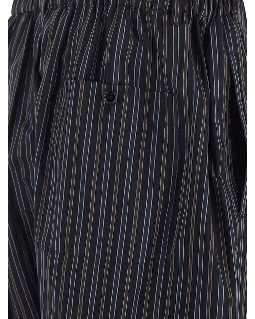 Lemaire Blue Relaxed Pants for men