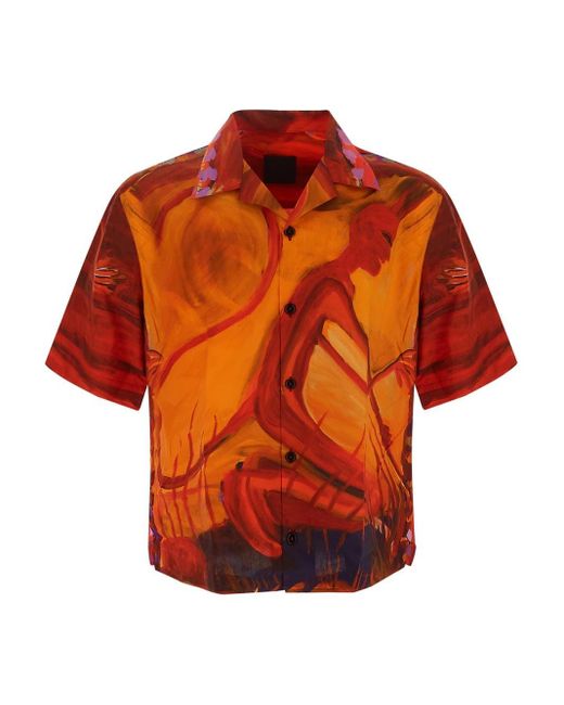 Givenchy Cotton Devil Print Shirt in 