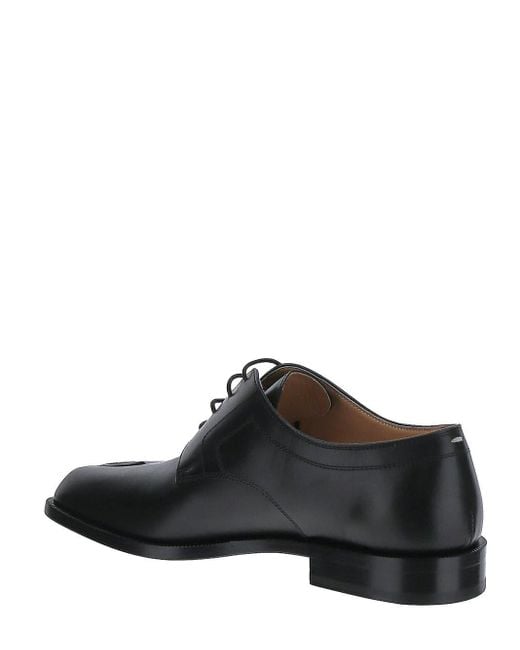 Maison Margiela Black Derby Tabi Shoe for men